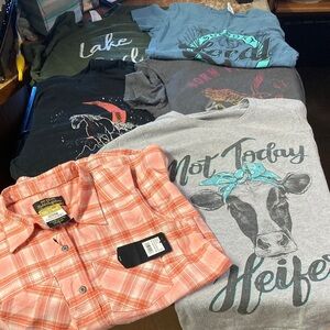 Women’s size small lot of 6 shirts